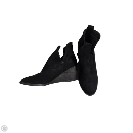 Shoes Heels Wedge By Very G In Black, Size: 7.5