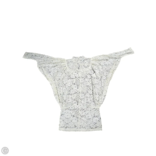 Top Long Sleeve By Vici In Cream, Size: S