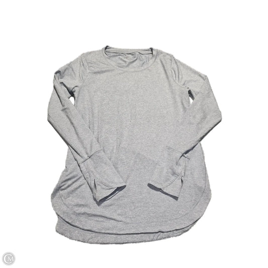 Athletic Top Long Sleeve Crewneck By Athleta In Blue, Size: M