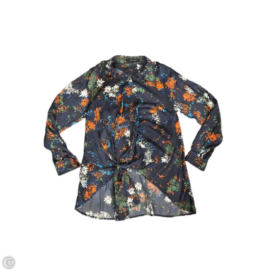 Blouse 3/4 Sleeve By Cma In Floral Print, Size: S