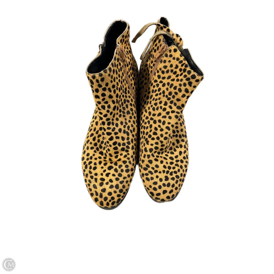 Boots Ankle Flats By Sole Society In Animal Print, Size: 10