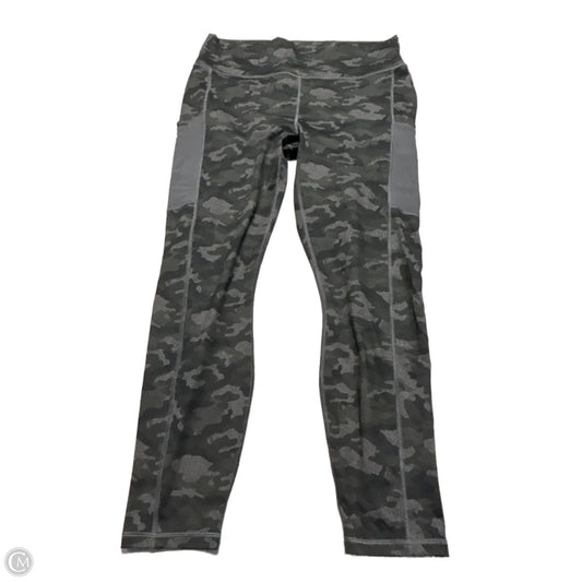 Athletic Leggings By Fabletics In Camouflage Print, Size: Xxl