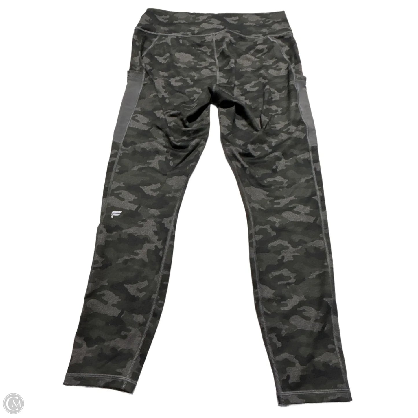 Athletic Leggings By Fabletics In Camouflage Print, Size: Xxl