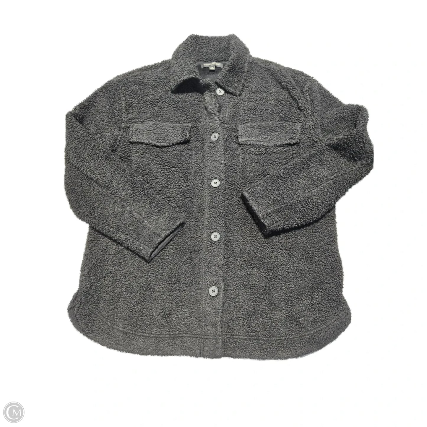 Jacket Shirt By Banana Republic In Black, Size: M