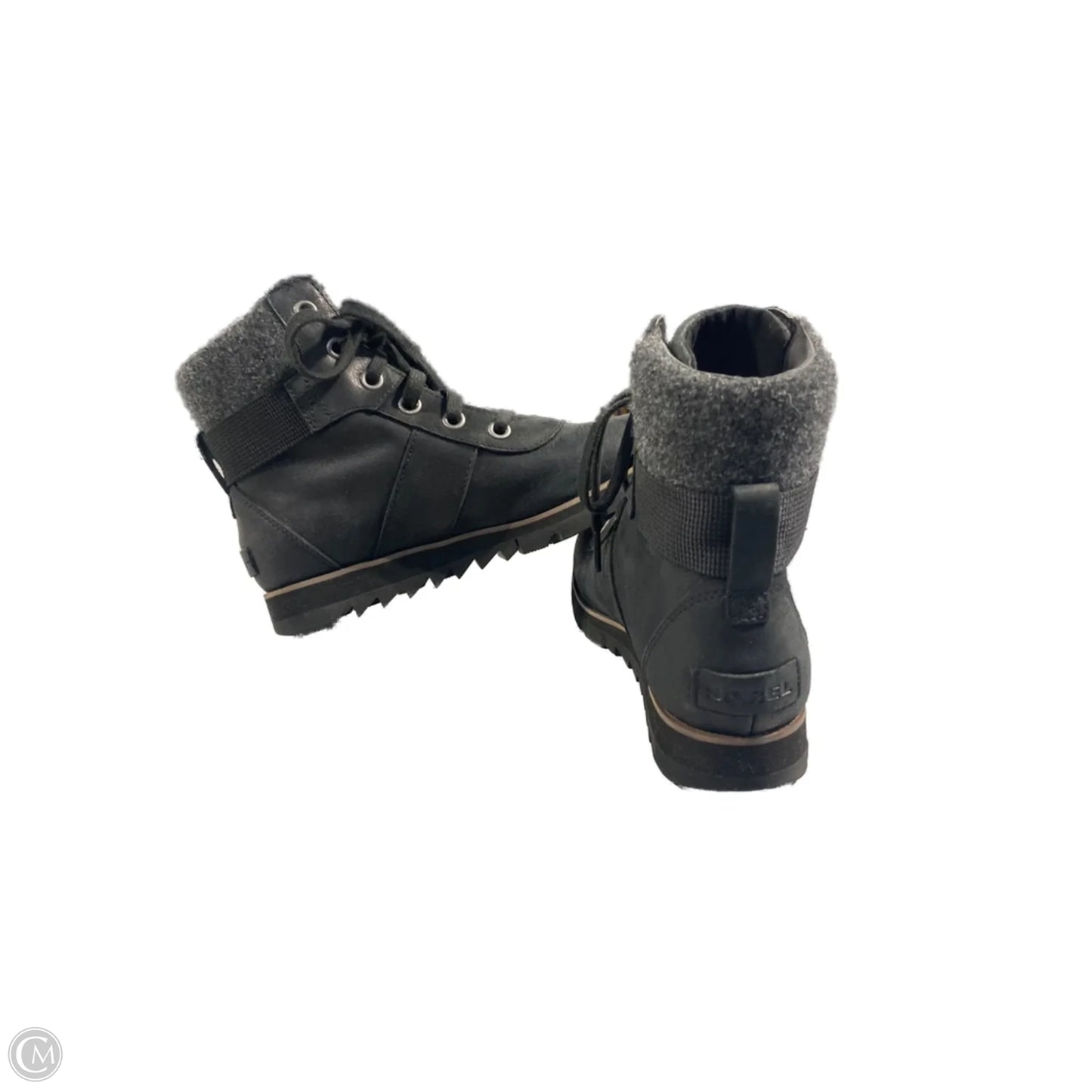 Boots Ankle Flats By Sorel In Black, Size: 6.5