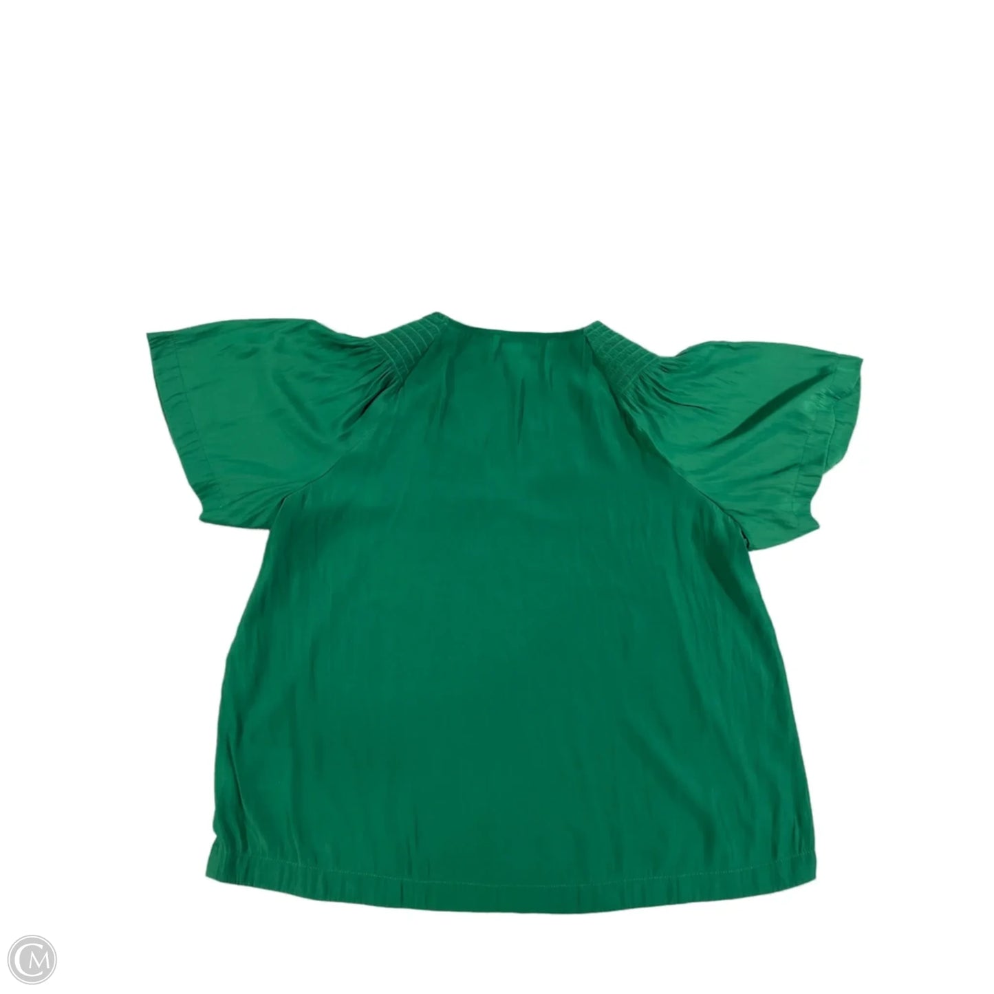 Top Short Sleeve By Evereve In Green, Size: M