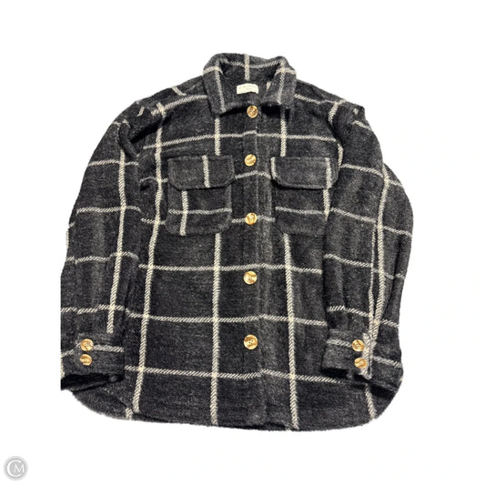 Jacket Shirt By Z Supply In Black, Size: L