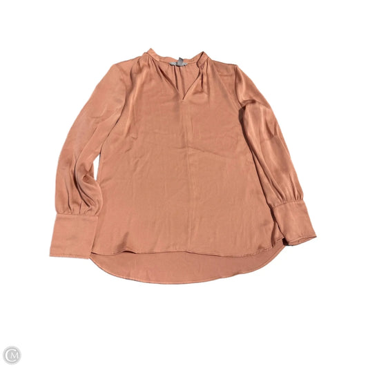 Top Long Sleeve By H&m In Peach, Size: Xs