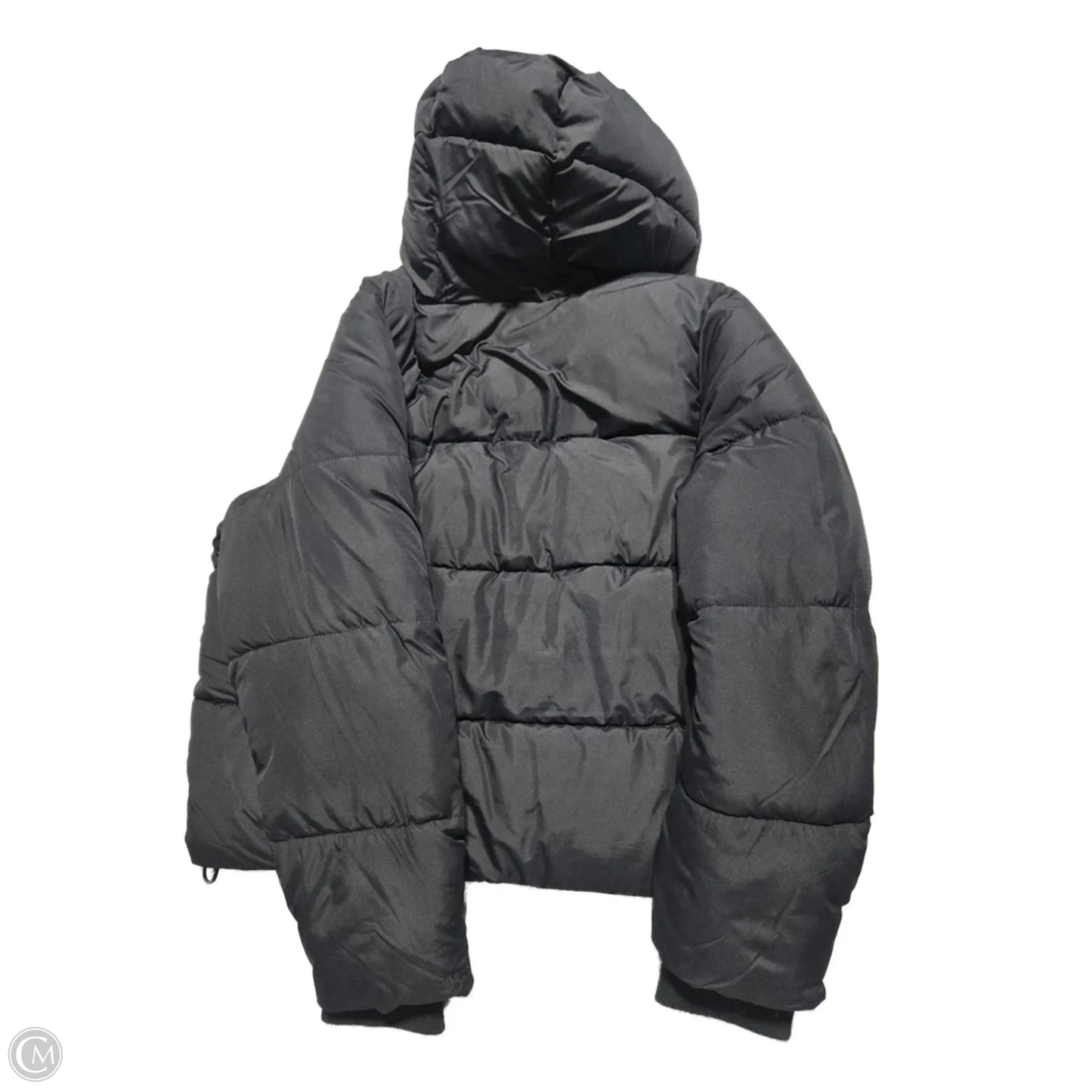 Coat Puffer & Quilted By Hollister In Black, Size: L