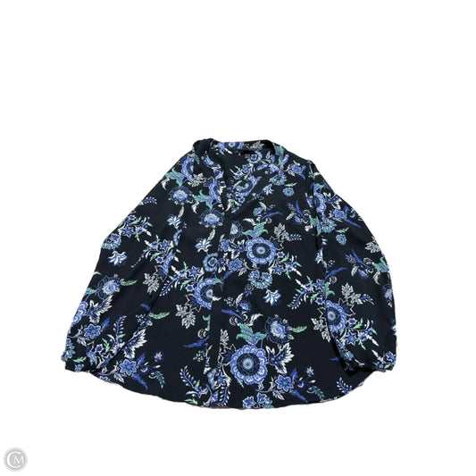 Top Long Sleeve By Lane Bryant In Floral Print, Size: Xl