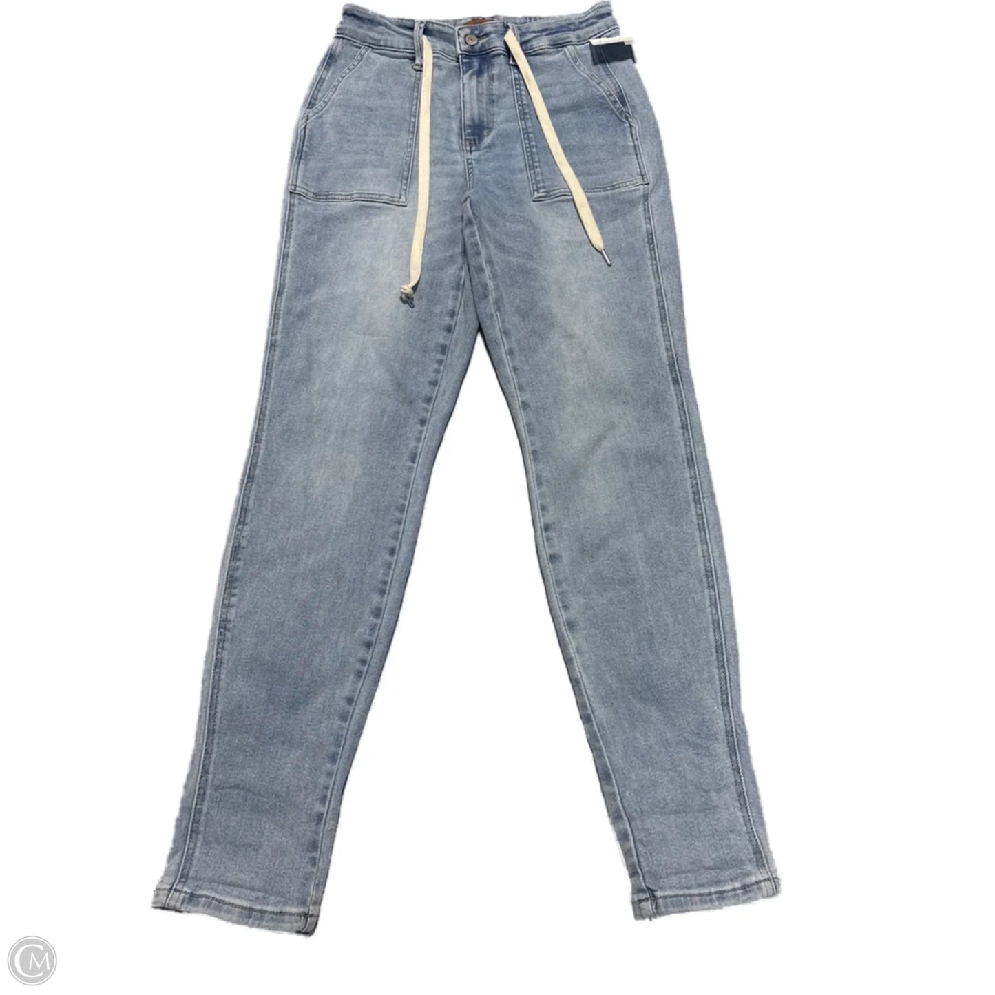 Pants Joggers By Judy Blue In Blue Denim, Size: 4