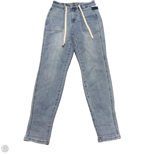 Pants Joggers By Judy Blue In Blue Denim, Size: 4