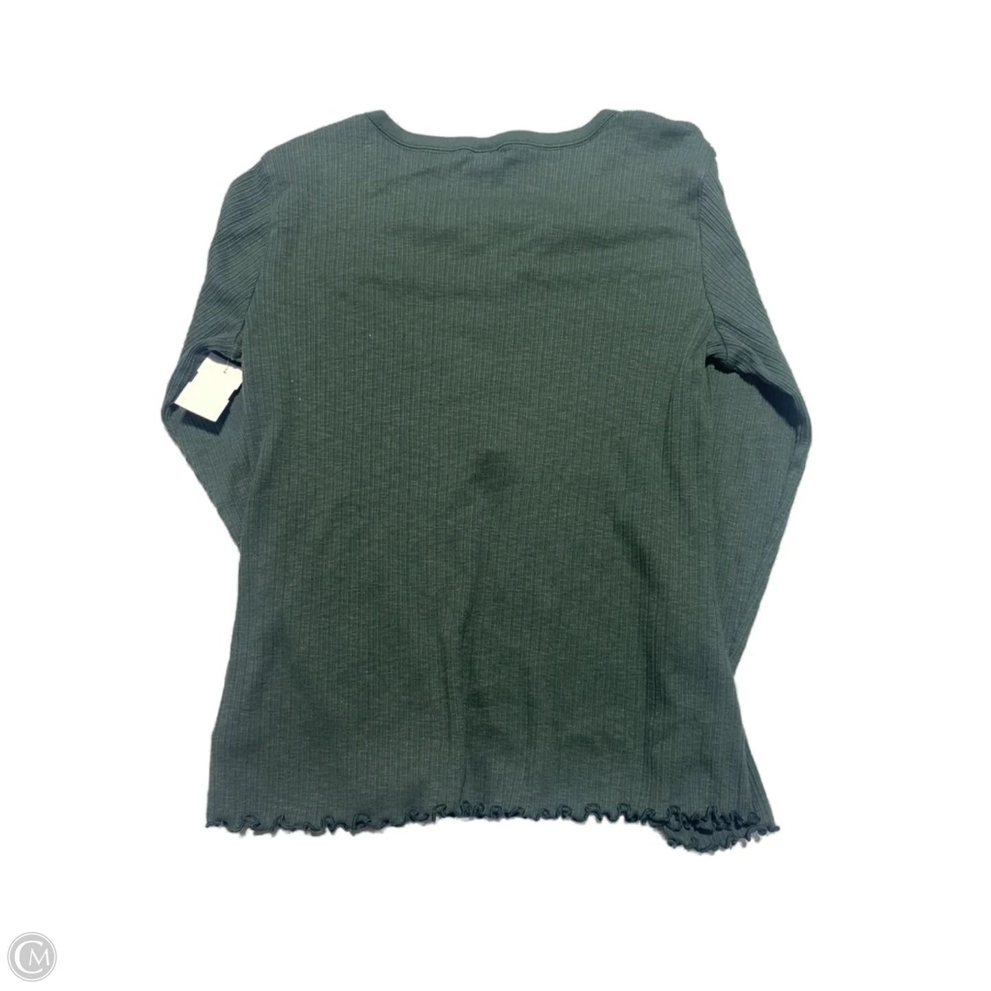 Top Long Sleeve Basic By Old Navy In Green, Size: L