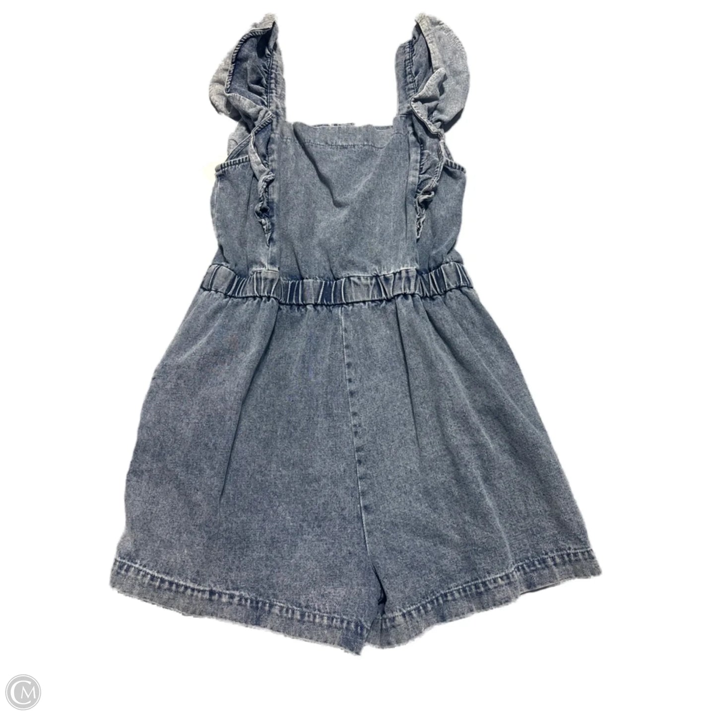Romper By Gilli In Blue Denim, Size: L