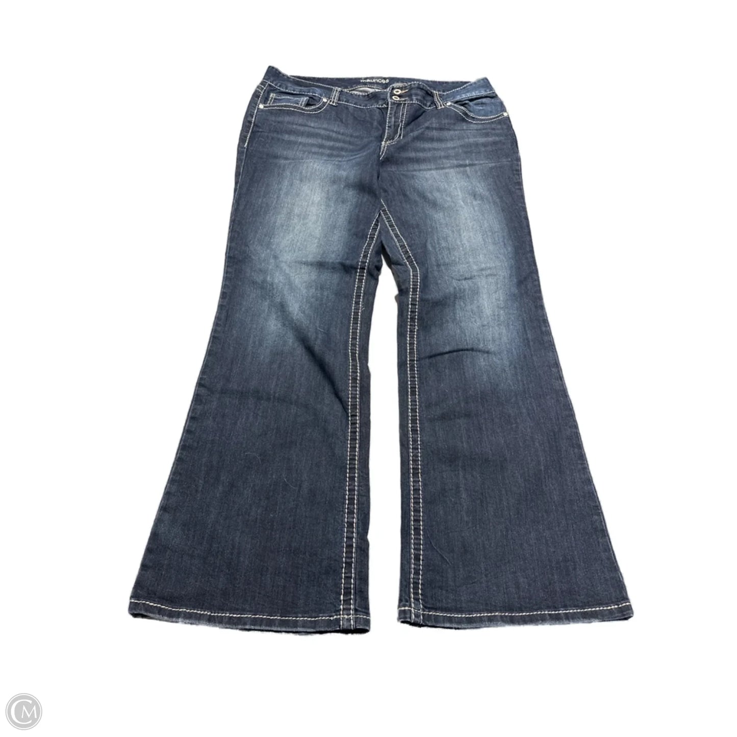 Jeans Straight By Maurices In Blue Denim, Size: 20