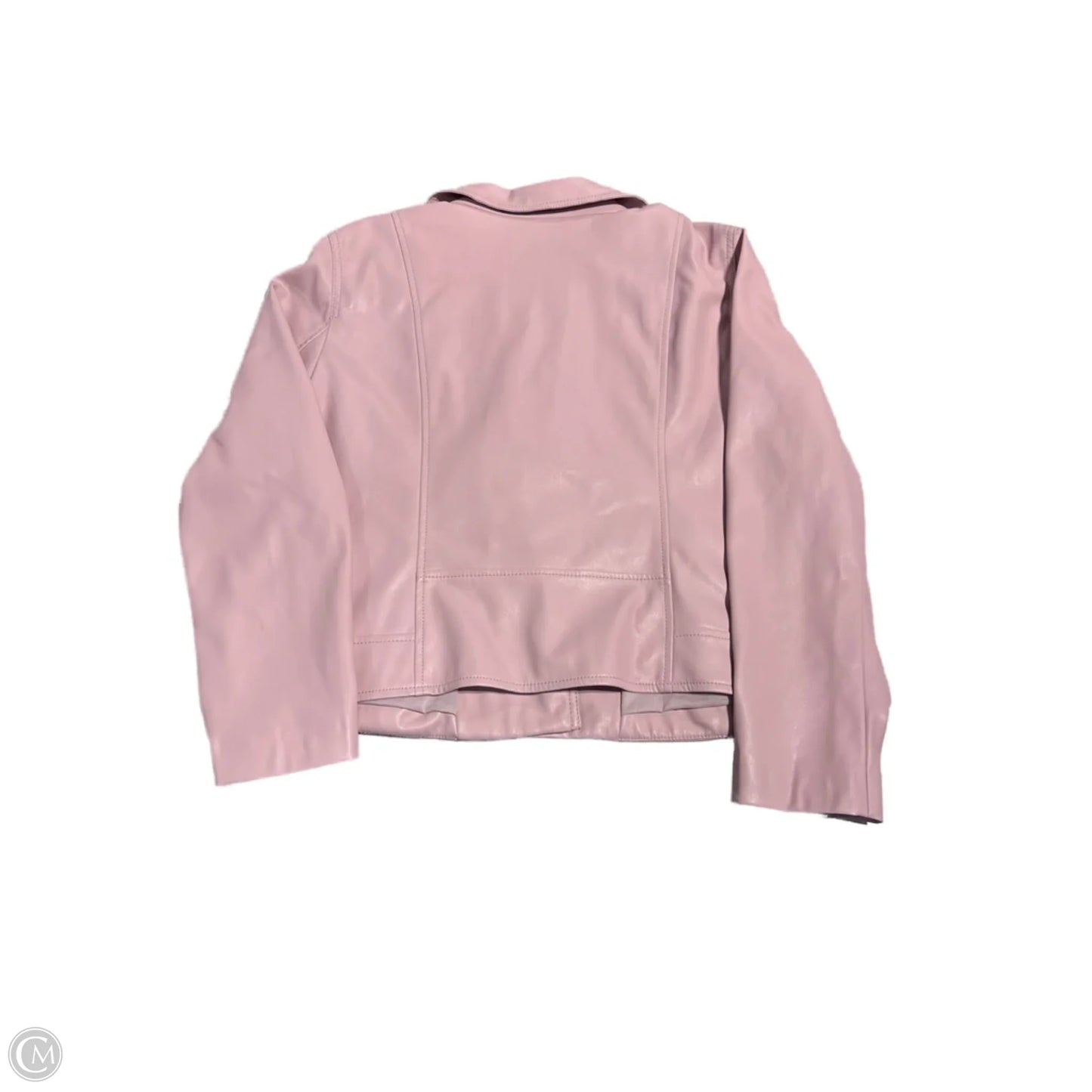 Jacket Moto By Ann Taylor In Pink, Size: Xlp