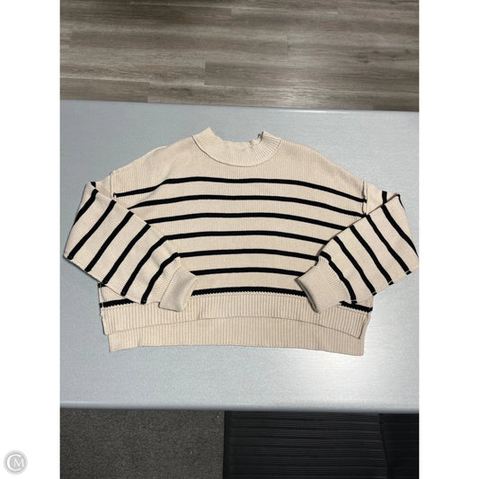 Sweater By Miracle In Striped Pattern, Size: Xs