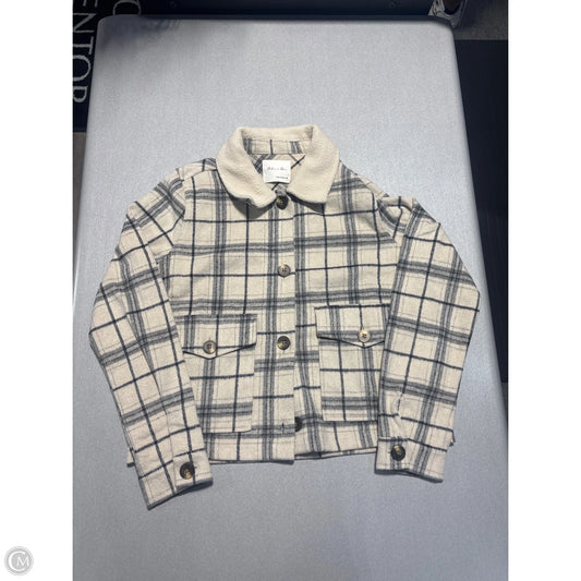 Jacket Shirt By Cmc In Cream, Size: M