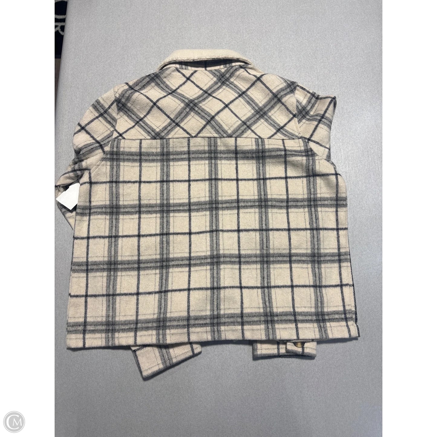 Jacket Shirt By Cmc In Cream, Size: M