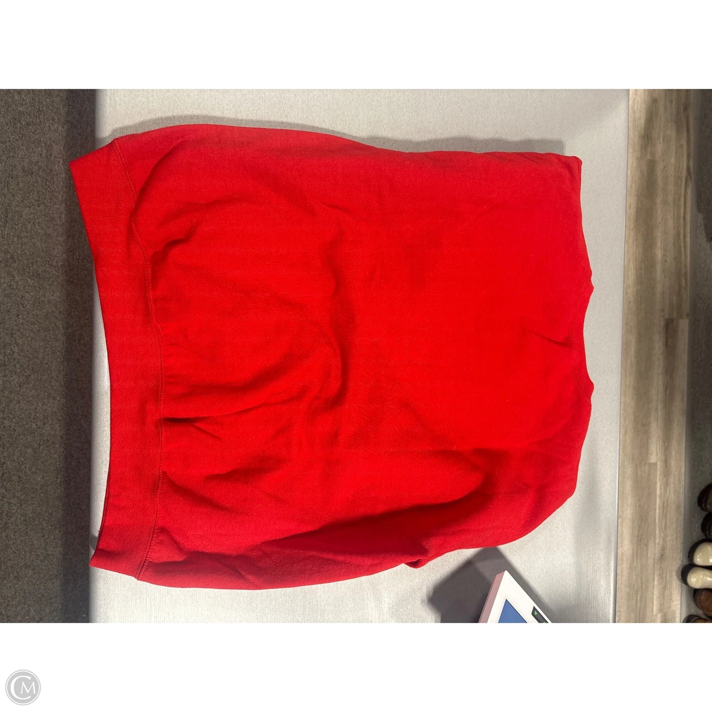 Sweatshirt Hoodie By Gildan In Red, Size: L