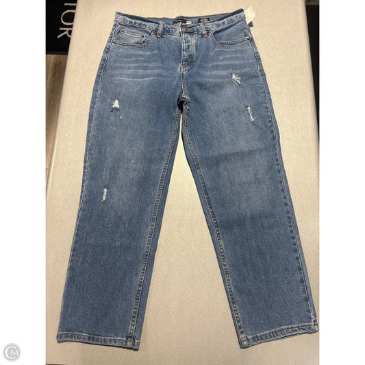 Jeans Boyfriend By Supplies In Blue Denim, Size: 10