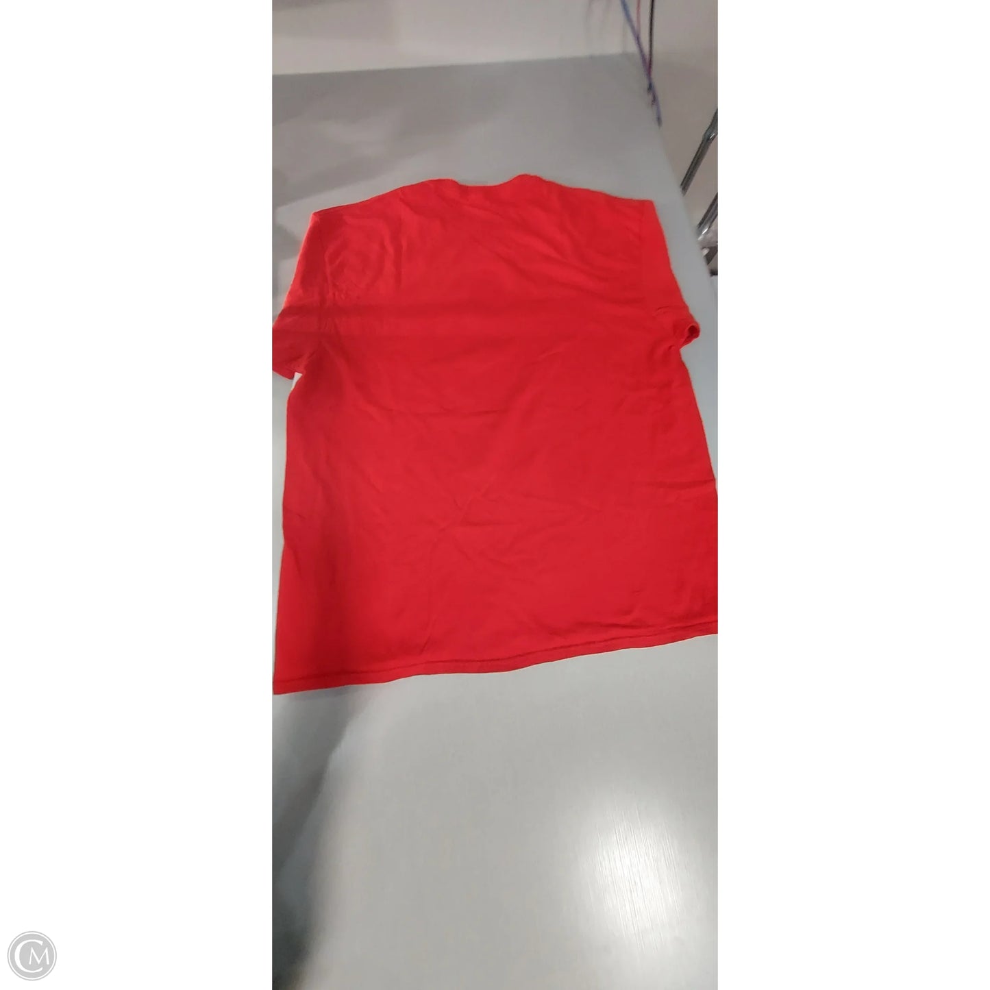 Top Short Sleeve Basic By Disney In Red, Size: Xl