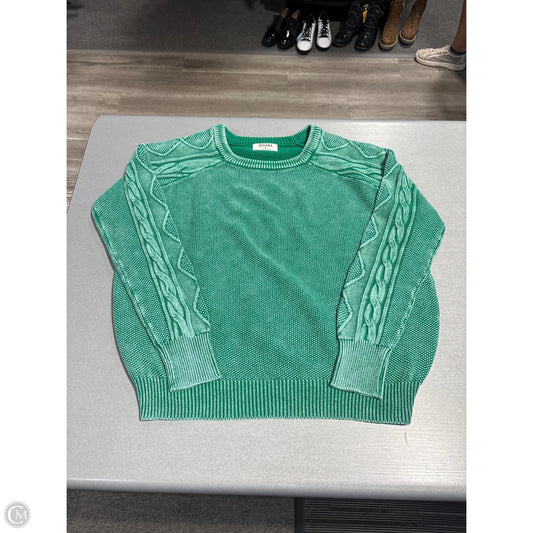 Sweater By Zenana In Green, Size: S