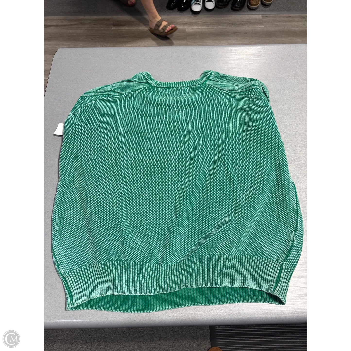Sweater By Zenana In Green, Size: S