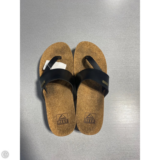Sandals Flats By Reef In Black, Size: 7