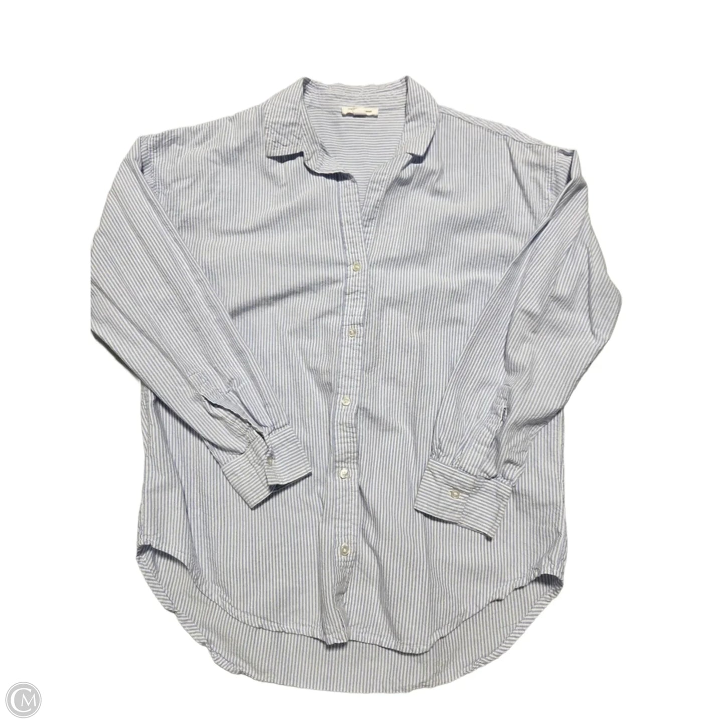 Top Long Sleeve By Beachlunchlounge In Striped Pattern, Size: M