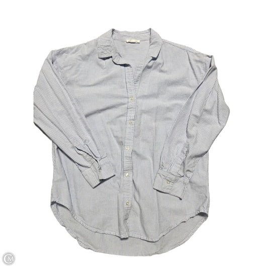 Top Long Sleeve By Beachlunchlounge In Striped Pattern, Size: M