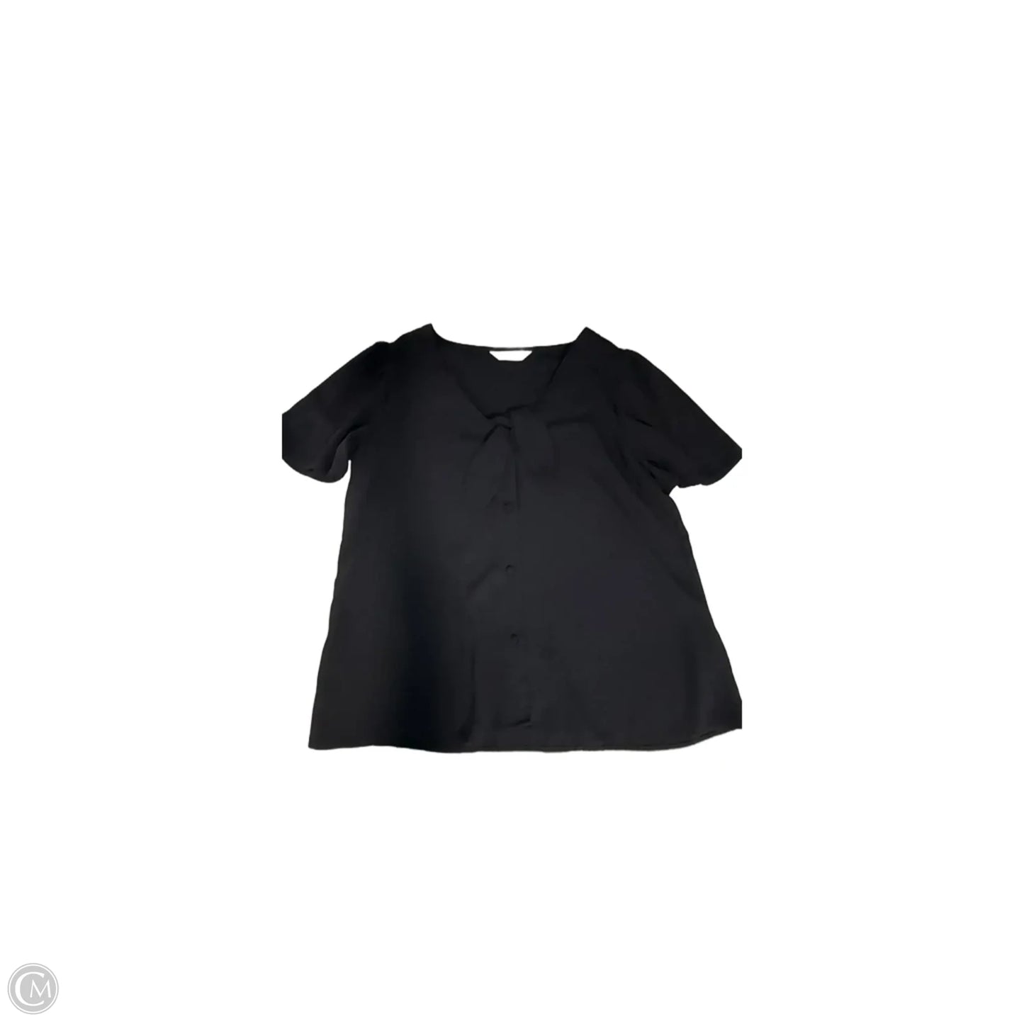 Top Short Sleeve By Lc Lauren Conrad In Black, Size: M