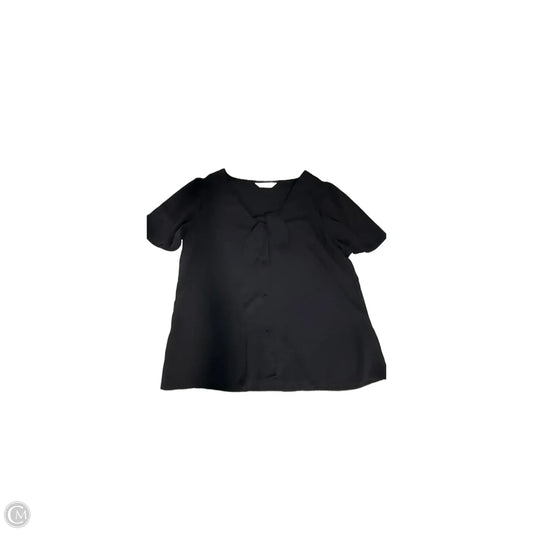 Top Short Sleeve By Lc Lauren Conrad In Black, Size: M