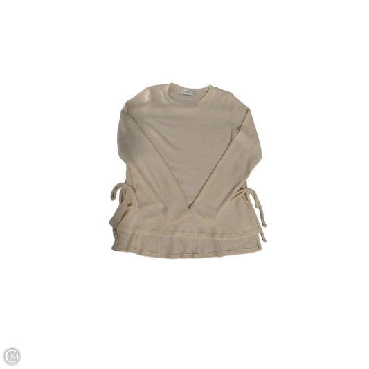 Top Long Sleeve By Gilli In Cream, Size: M