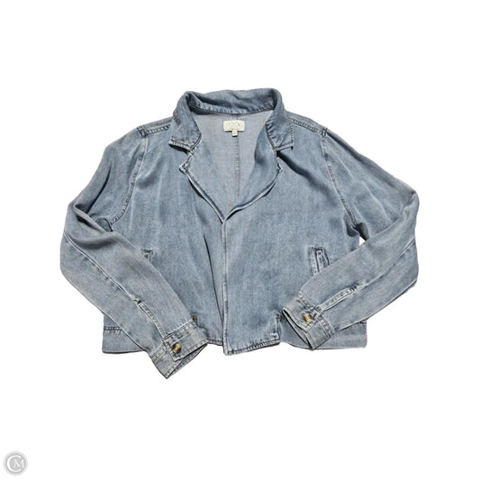 Jacket Denim By Thread And Supply In Blue Denim, Size: L