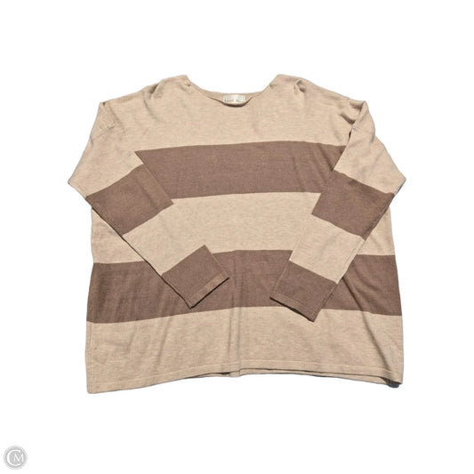Sweater By Be Cool In Tan, Size: L