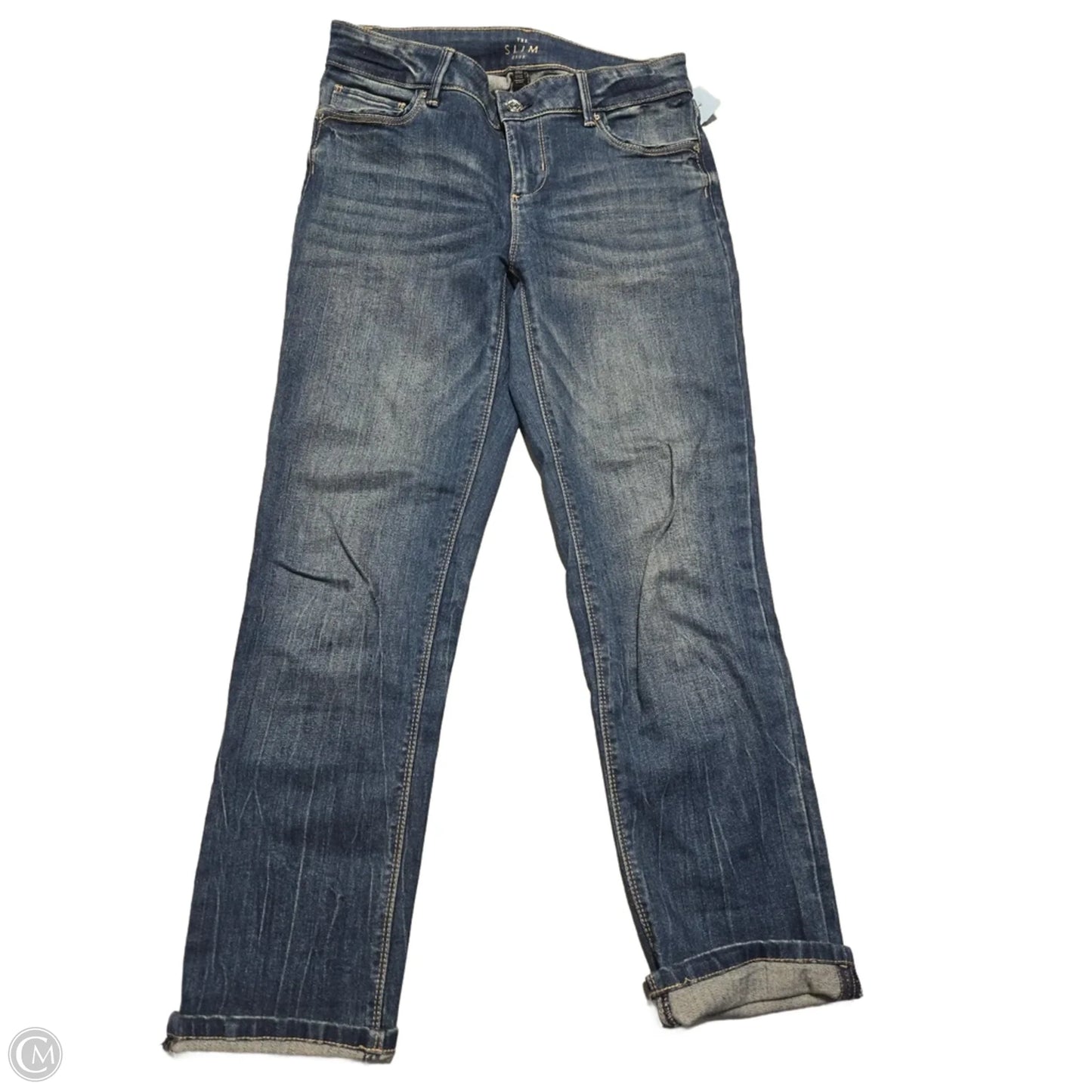 Jeans Cropped By White House Black Market In Blue Denim, Size: 2