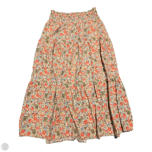 Skirt Maxi By Universal Thread In Floral Print, Size: Xs