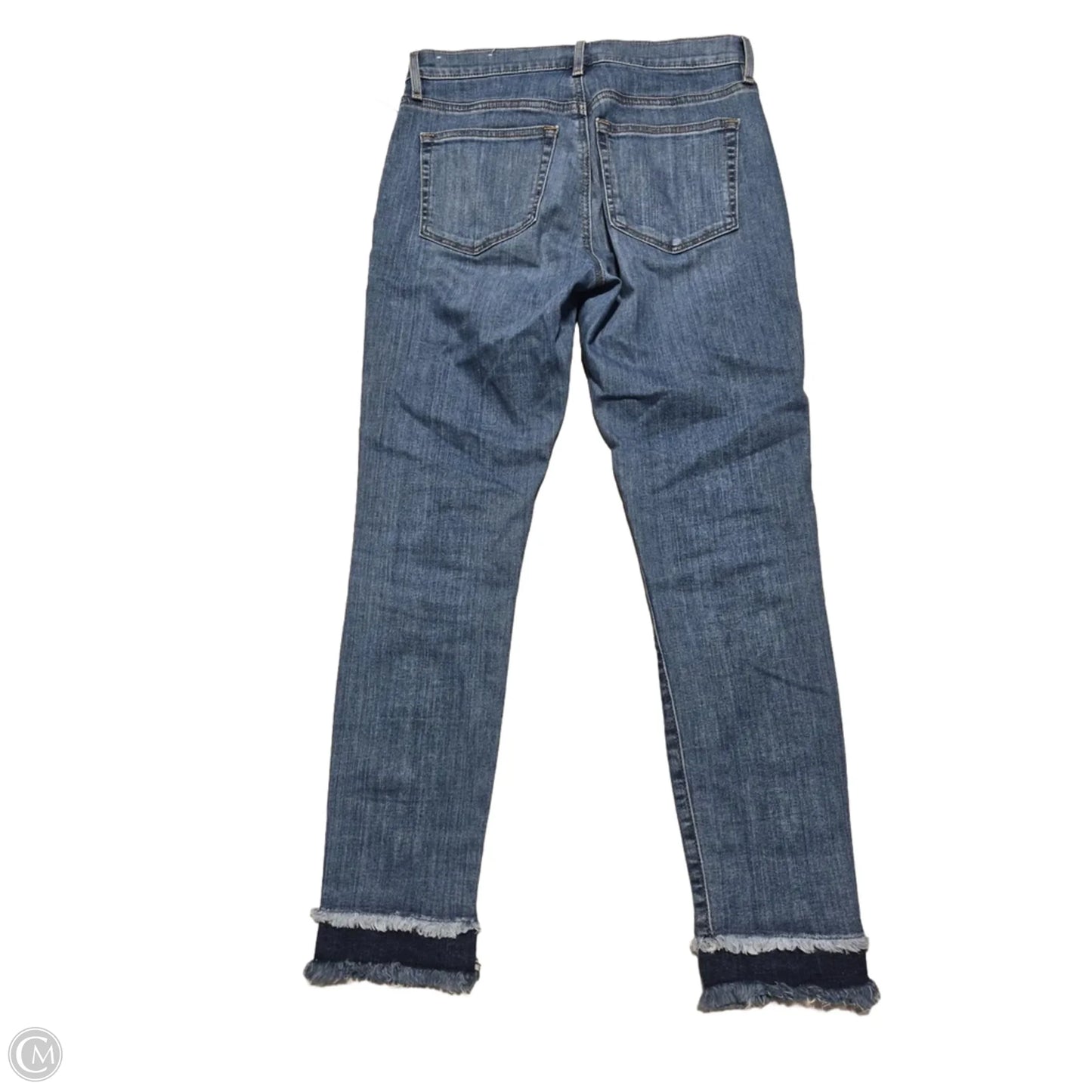 Jeans Skinny By Loft In Blue Denim, Size: 4