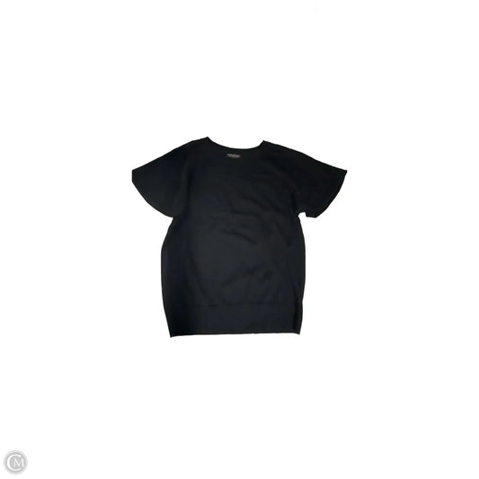Sweater Short Sleeve By Banana Republic In Black, Size: S