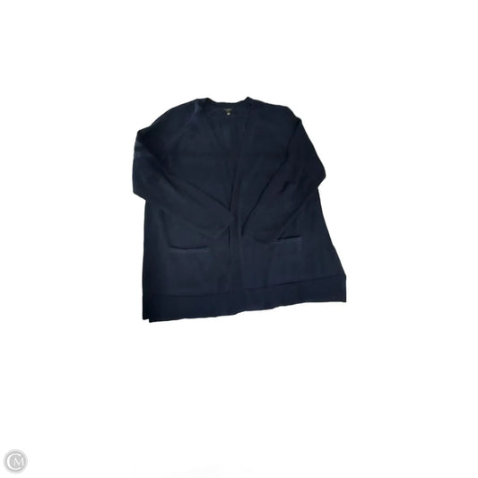 Sweater Cardigan By Talbots In Navy, Size: Xlp