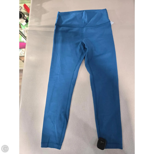 Athletic Leggings By Lululemon In Blue, Size: 10
