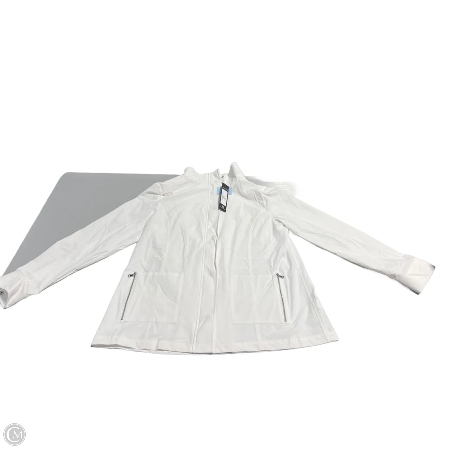Jacket Windbreaker By Cma In White, Size: L