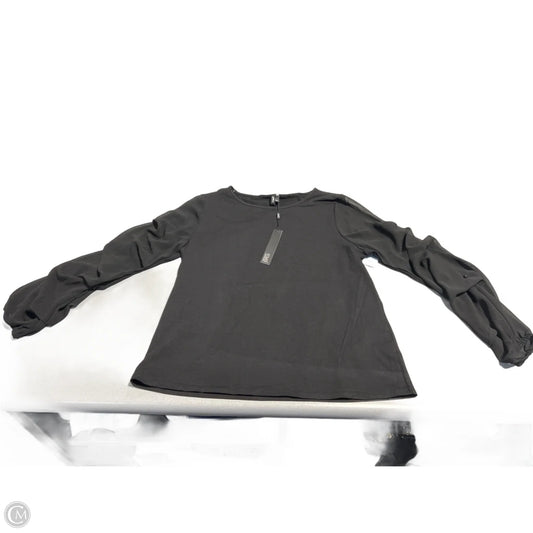 Top Long Sleeve By Cmc In Black, Size: M