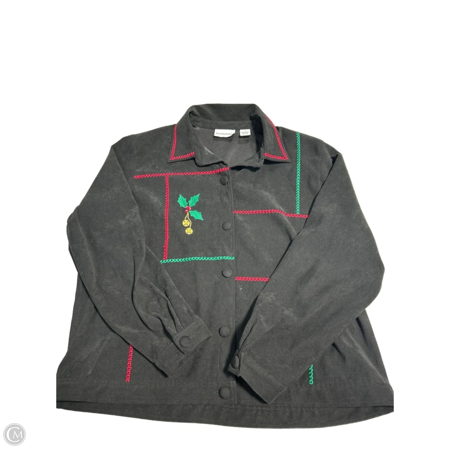Top Long Sleeve By Breckenridge In Black, Size: Xl