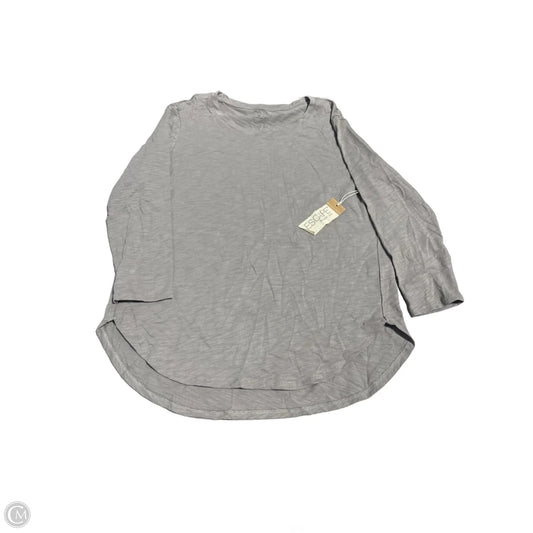 Top Long Sleeve By Habitat In Grey, Size: M