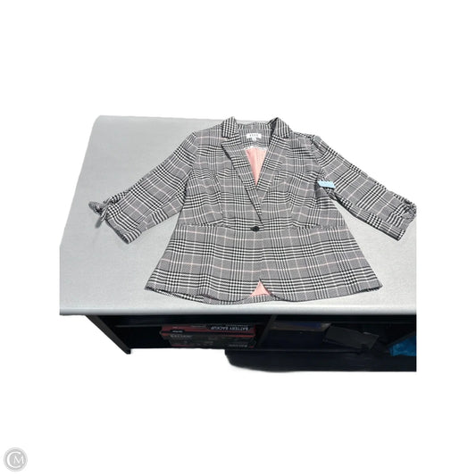 Blazer By Elle In Black & White, Size: Xl