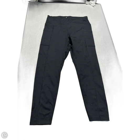 Athletic Leggings By Apana In Black, Size: L