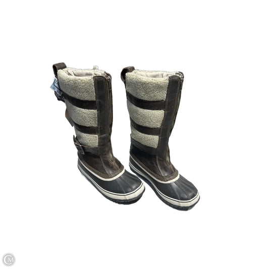 Boots Snow By Sorel In Brown, Size: 9