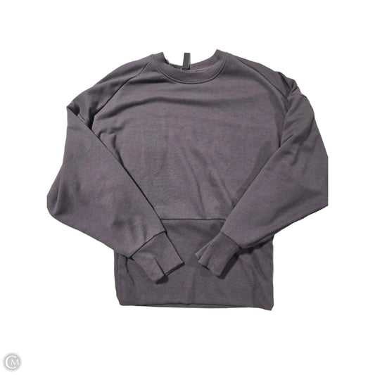 Sweatshirt Collar By Athleta In Grey, Size: M